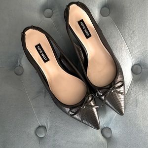 Nine West Kitten Heeled Slingback